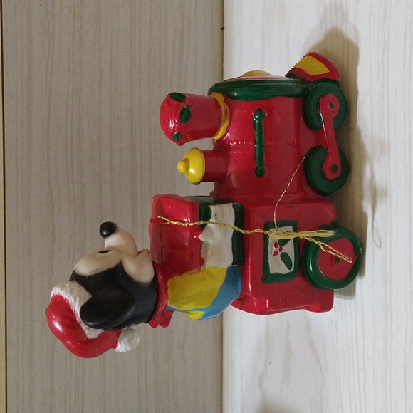 Vintage Mickey Mouse Train Conductor Christmas Ornament - Picture 2 of 6